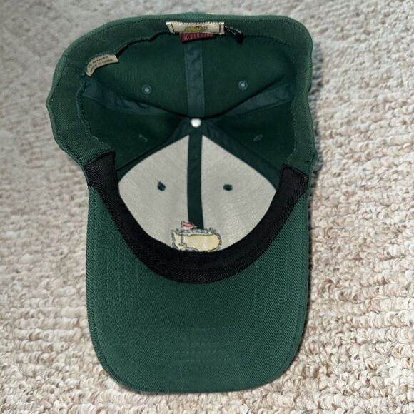 Mens Womens Masters Fitted Golf Hat S/M Green EUC - Picture 6 of 6